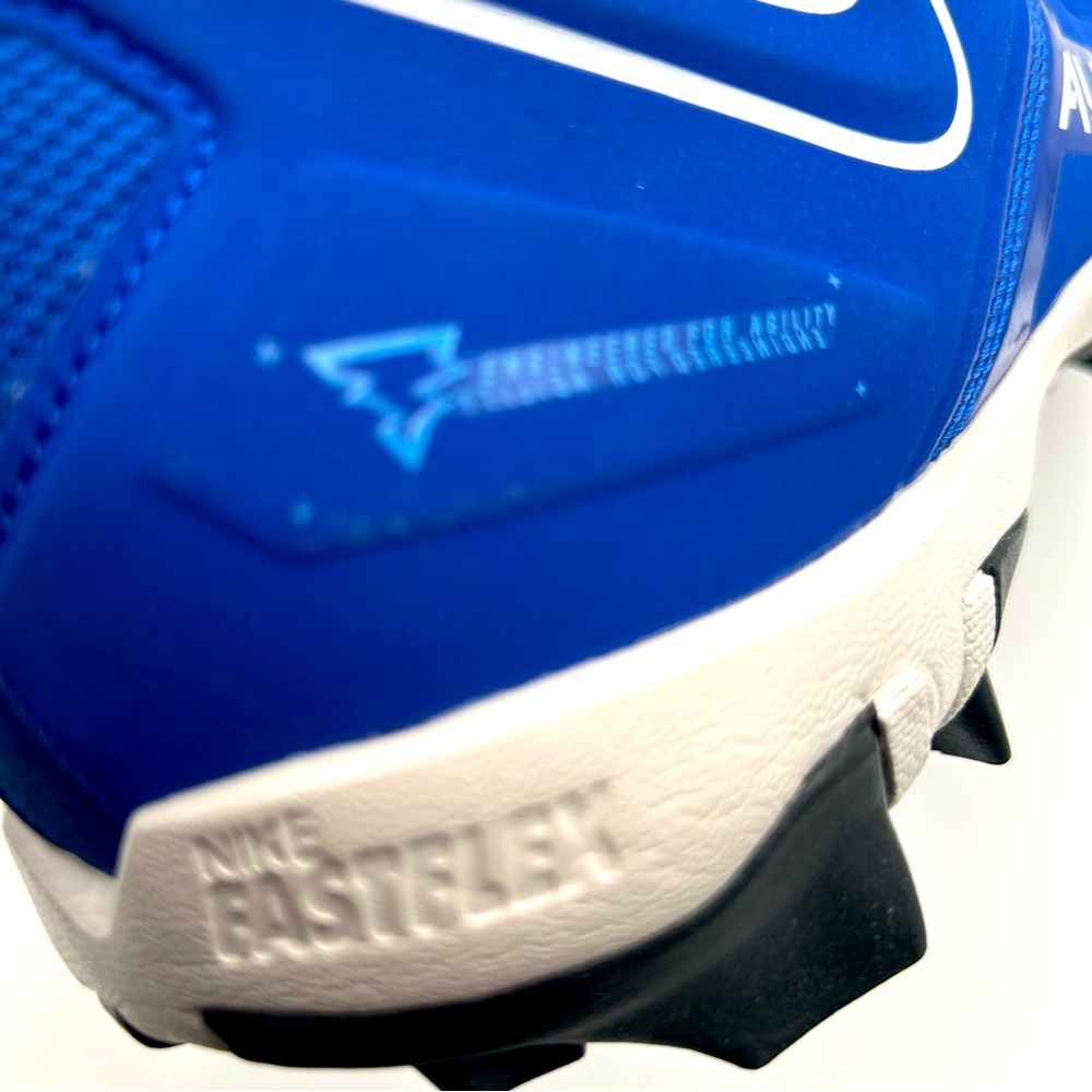 Nike Alpha Menace 3 Shark Football Cleats Royal Blue White Mens 14 CV0582414 NWT - Picture 4 of 8